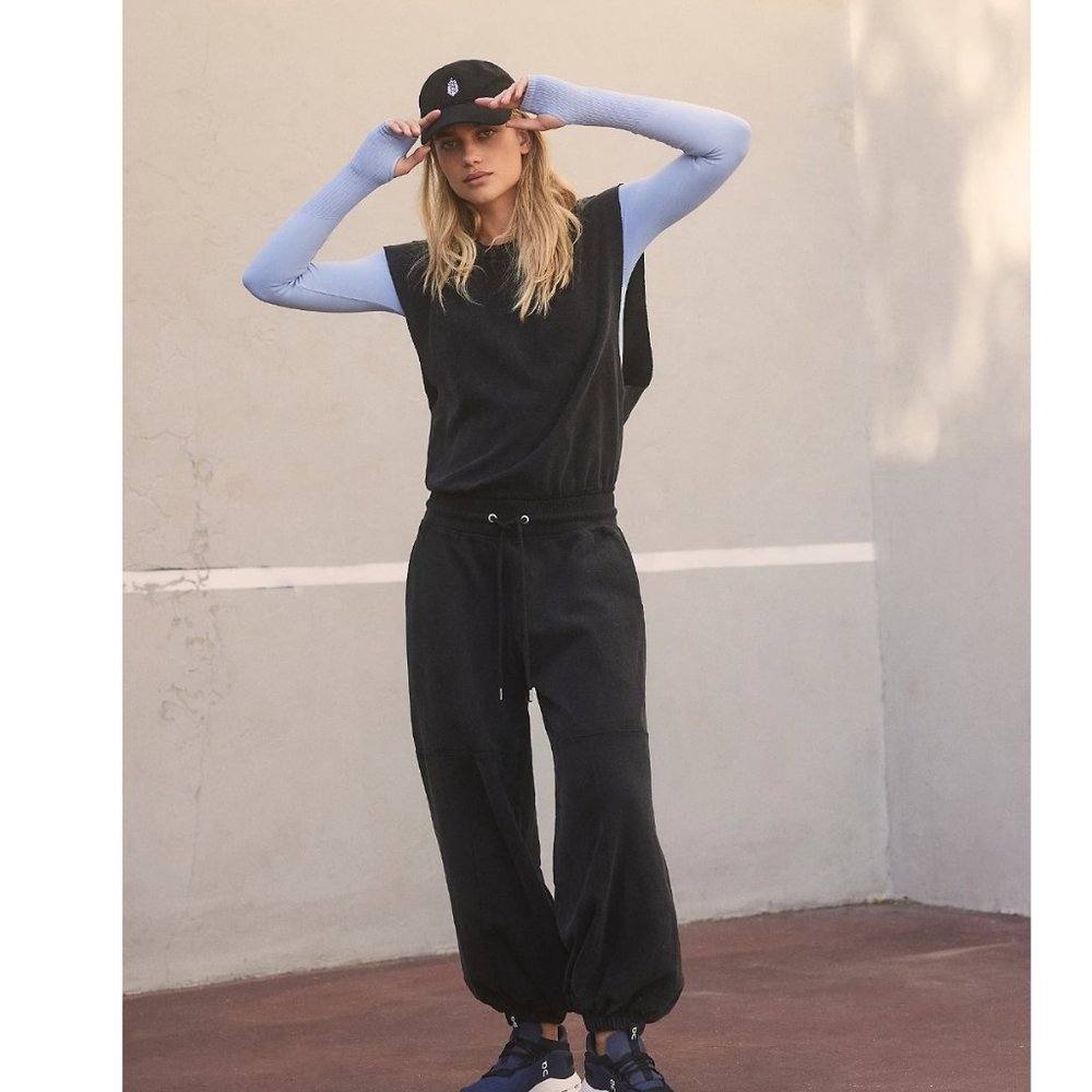 Fp Movement Black Throw And Go Onesie - image 1